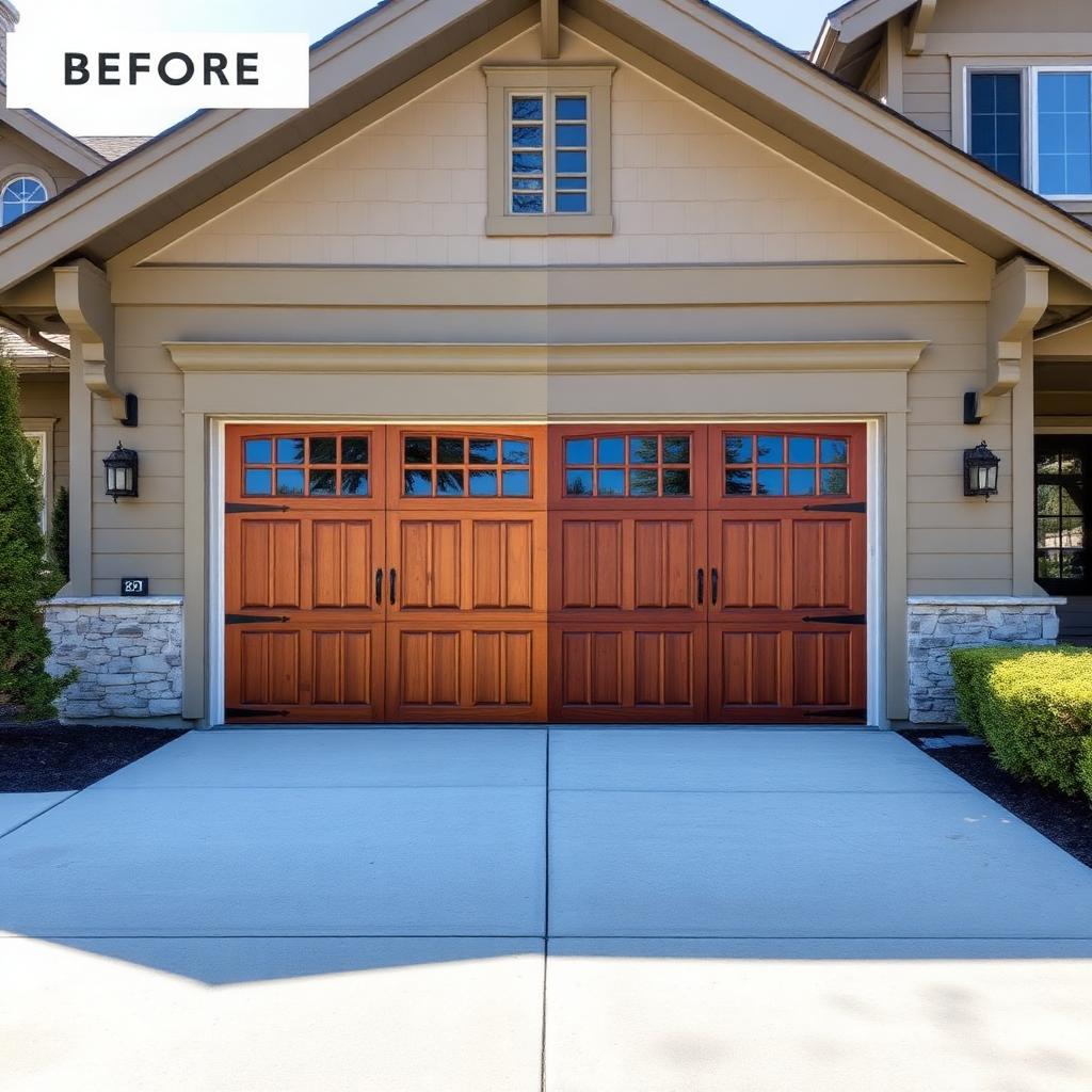 Garage door installation